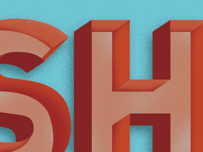 SHED Lettering Exploration rusty sign type