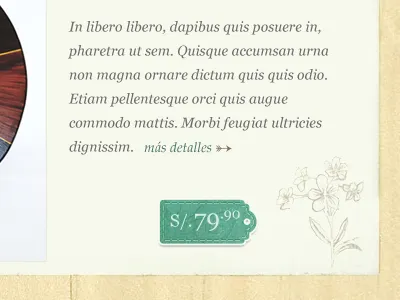 Product description lima paper peru price tag texture wood