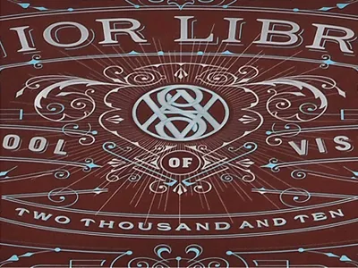 SVA Senior Library design john lettering passafiume