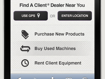 Mobile Home icons iphone mobile ui web