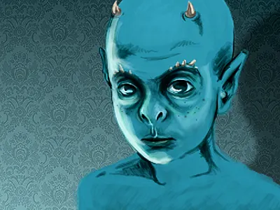 Devil Boy illustration painting photoshop