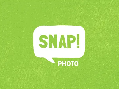 Snap Logo hand drawn logo radioactive green