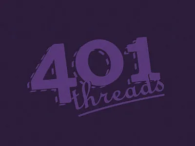 401 Threads branding logo rhode island typography