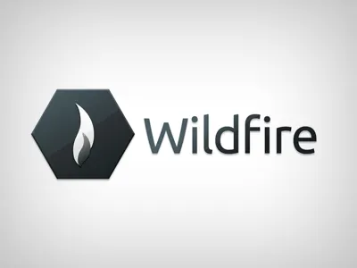 New Wildfire CMS logo black cms grey one black bear wildfire
