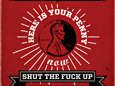 Taxes banner black grungy old school poster red