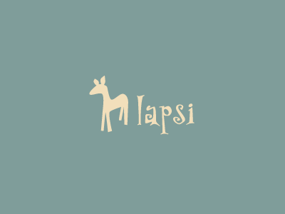 Lapsi blue children deer logo shoes