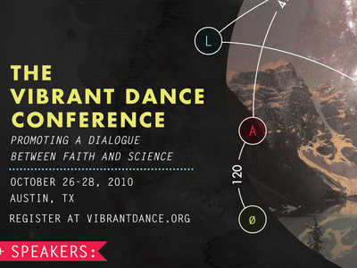 Vibrant Dance Conference ad print ad