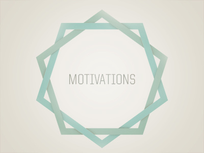 Motivations blue cream logo texture type typography vintage