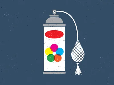 Spray Paint Perfume illustration perfume spray paint vector