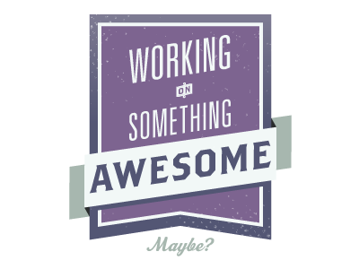 Awesome awesome badge banner brothers purple univers