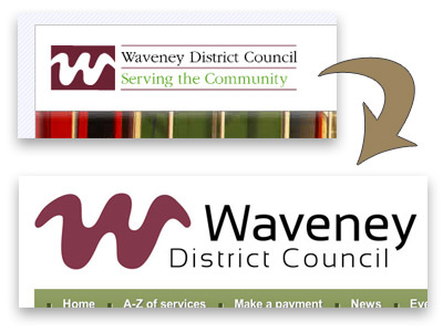 Waveney DC Logo Update jadu logo waveney www.waveney.gov.uk