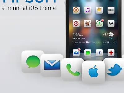 iOS Theme Site - 2 apple icon ios iphone parallax theme