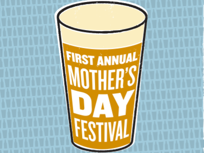 Poster WIP. beer knockout pint poster texture typography