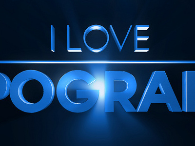 I LOVE TYPOGRAPHY 3d cinema 4d love render rendering typografie typography