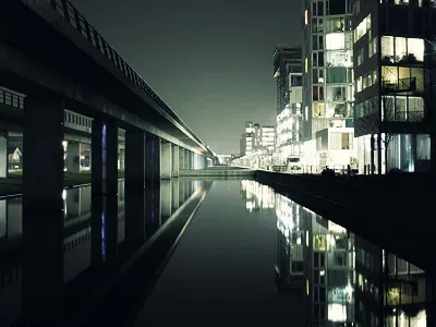 Nightlines architecture copenhagen denmark eerie epic orestaden photography ørestaden