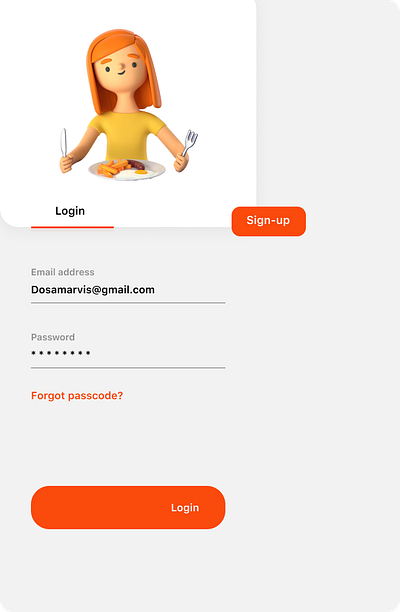 Modern Login & Signup Screen UI Design 3d animation branding graphic design logo motion graphics ui