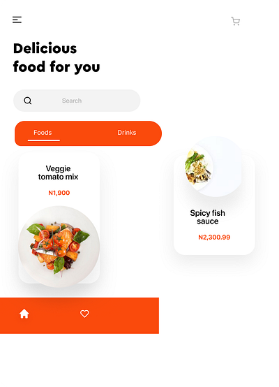 Food Delivery App Product Selection UI Design 3d animation branding graphic design logo motion graphics ui