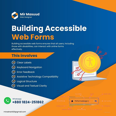 Building accessible web forms elementor pro elementro forms building mir masud mir masuud mirmasuud web design web forms web redesign web3 webdesign webdevelopment website design website forms websitedesign wordpress wordpress design wordpress website wordpress website design wordpress website designer