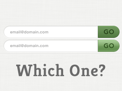 Which One? Please help! email go help input field linen texture which one