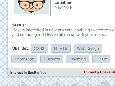 Jovly ID/ V-Cards ui ux web design