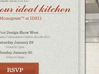 RSVP Card card invite noise orange rsvp