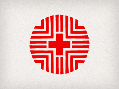 Japan Aid icon japan logo design red