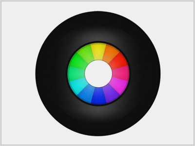 Color Record color icon logo record wheel