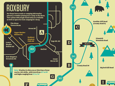 Wedding Invitation Directions illustration invitation layout map print type wedding