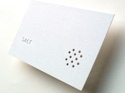 Restaurant business card (2002)