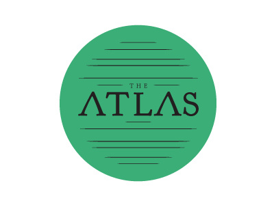 The Atlas atlas circle green logo