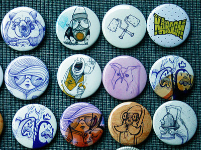 Badges illustration ivaylo nedkov sketch