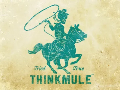 THINKMULE™ Logo Doodle logo thinkmule