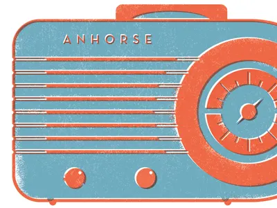 Anhorse anhorse band christopher paul illustration radio teeshirt