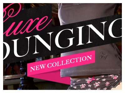 New Collection advert black online pink serif texture typography website