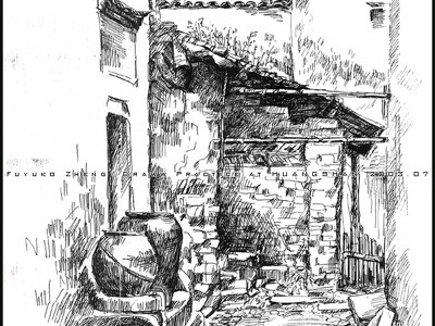 Pen sketches draw sketch
