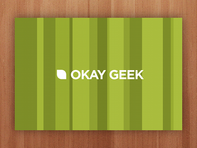 New Business Cards (front) business cards design okay geek print