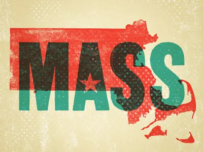 Mass grunge overlap print printmaking star state