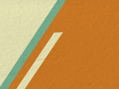 AIGA web banner blue cream lines orange texture