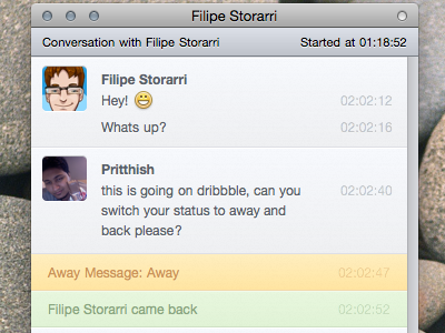 Fluffy Light adium twitterrific