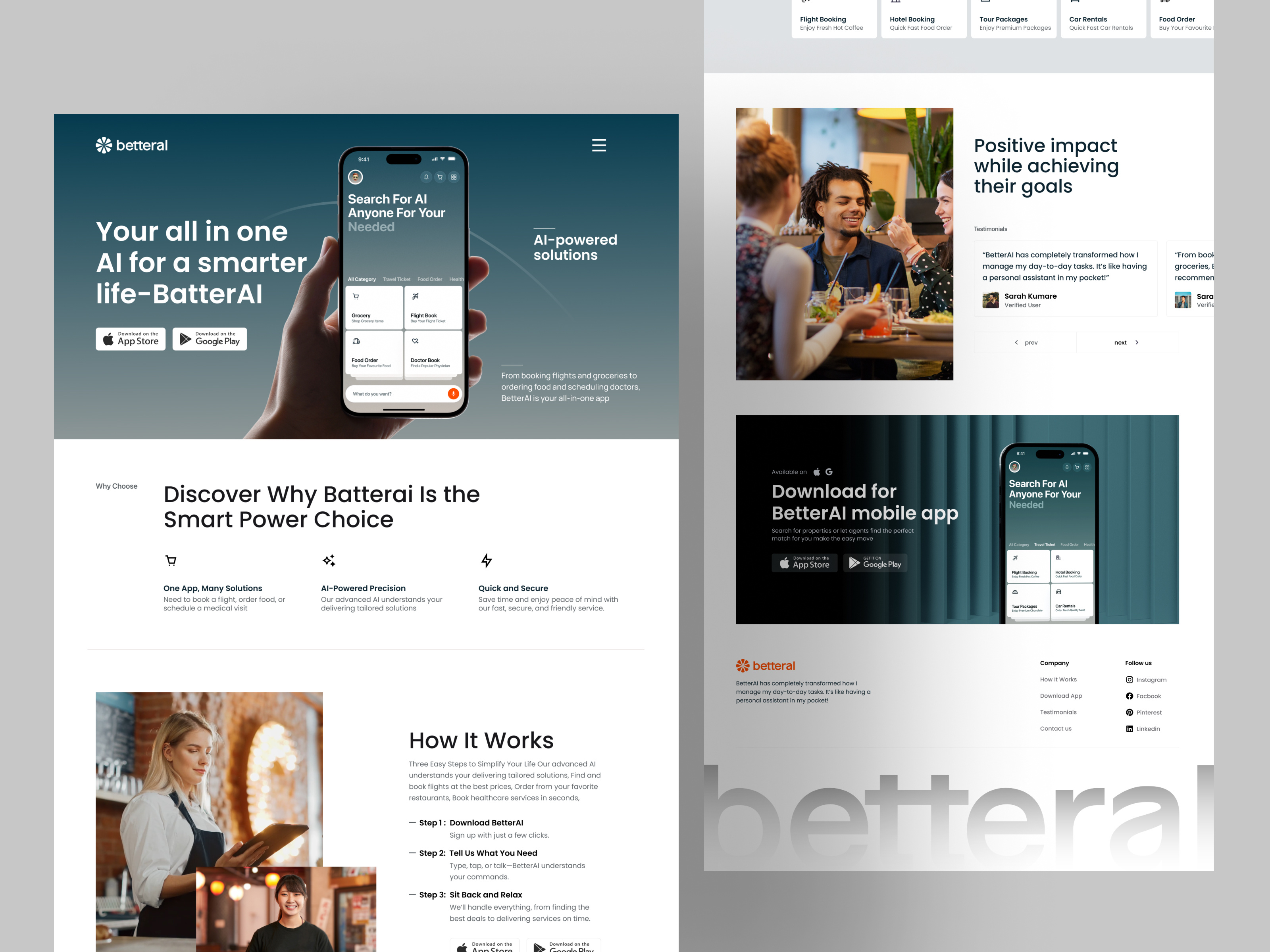 Example of Custom Website UI/UX Design  (Figma)
