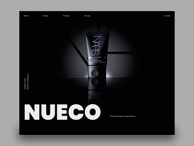 Beauty Product Header Design beauty beauty brand beauty product beauty product websit brand hero design landing page ui ui design website website design