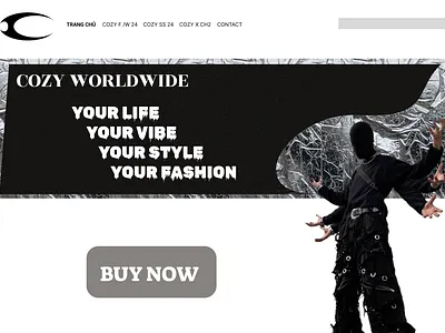 Bold and Edgy Fashion Brand Website Design 3d animation branding graphic design logo motion graphics ui