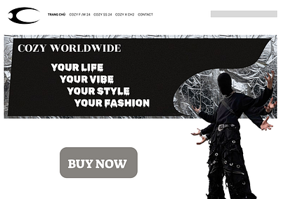 Bold and Edgy Fashion Brand Website Design 3d animation branding graphic design logo motion graphics ui