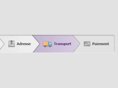 Step by step arrows buy ecommerce list shop steps