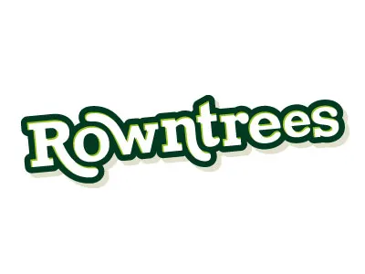 Rowntrees logo packaging typography