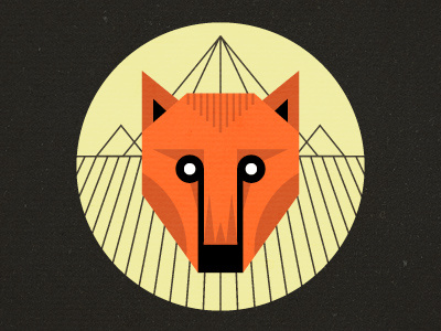 Fox animal illustration