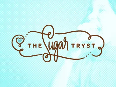 The Sugar Tryst - experimenting bakery branding homemade icing identity logo