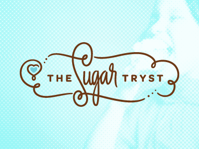 The Sugar Tryst - experimenting bakery branding homemade icing identity logo