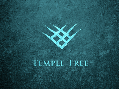 Temple Tree - Take Two logo organic sketch tree