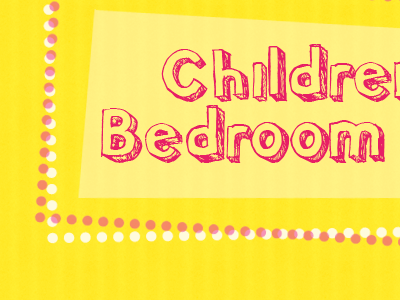 Children's Bedroom Tips bright colour children dots ecommerce interior design retail yellow